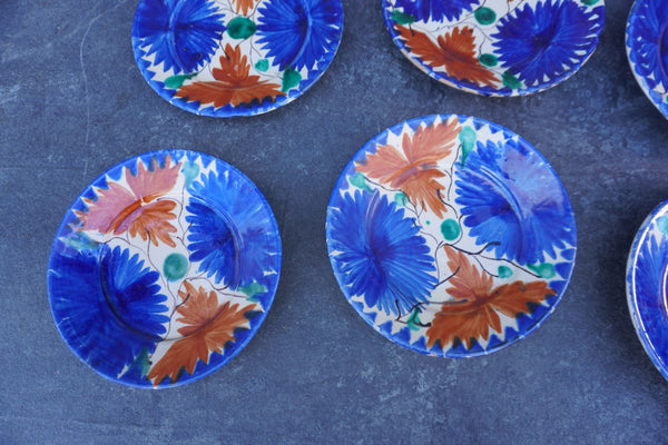 Oaxacan Hand Painted Plates, set of six M1954