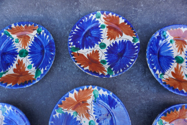 Oaxacan Hand Painted Plates, set of six M1954