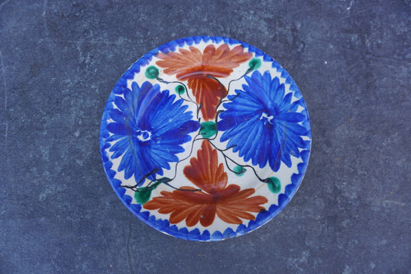 Single Oaxacan Hand-Painted Plate M1955