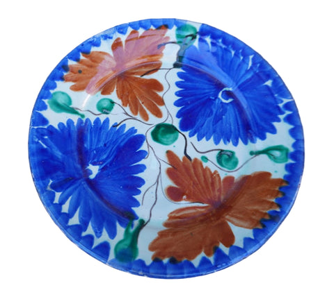 Single Oaxacan Hand-Painted Dinner Plate M1957