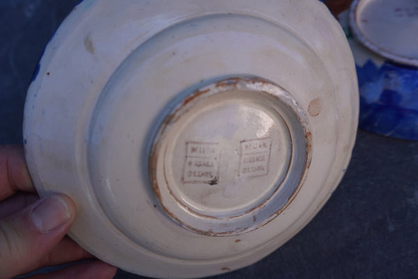 Pair of Oaxacan Hand-Painted Small Plates M1958