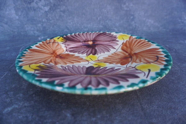 Single Oaxacan Hand-Painted Dinner Plate M1959