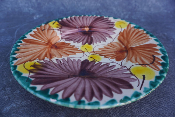 Single Oaxacan Hand-Painted Dinner Plate M1959