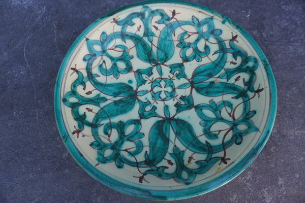 Spanish Hispano-Moresque 19th Century Wall Plate M1960