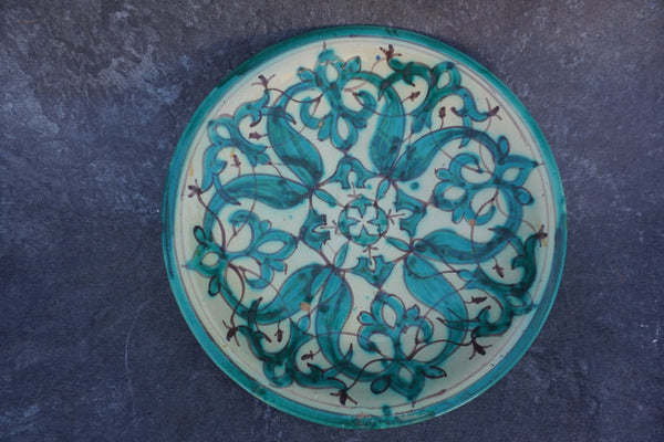 Spanish Hispano-Moresque 19th Century Wall Plate M1960