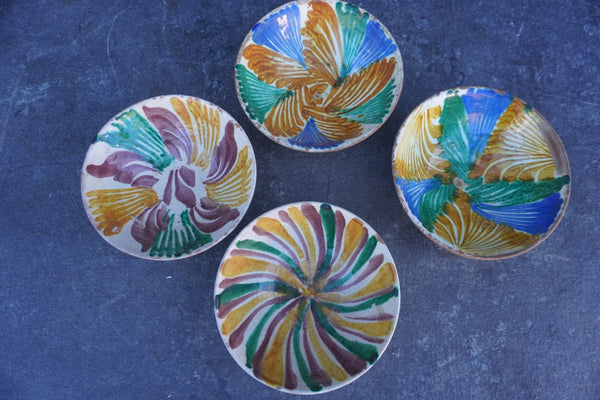 Oaxacan Hand Painted Bowls, set of four M1961