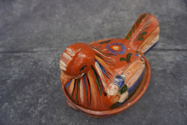 Mexican Casserole Chicken Orange Terracotta c 1950 M2958