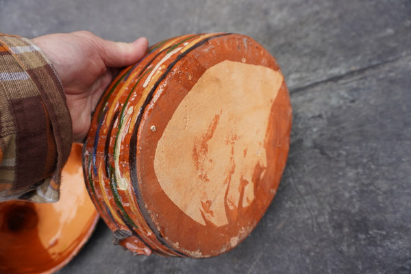 Mexican Casserole Chicken Orange Terracotta c 1950 M2958