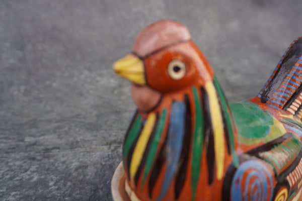 Mexican Casserole Mini-Size Terracotta Chicken Casserole 1930s M2965