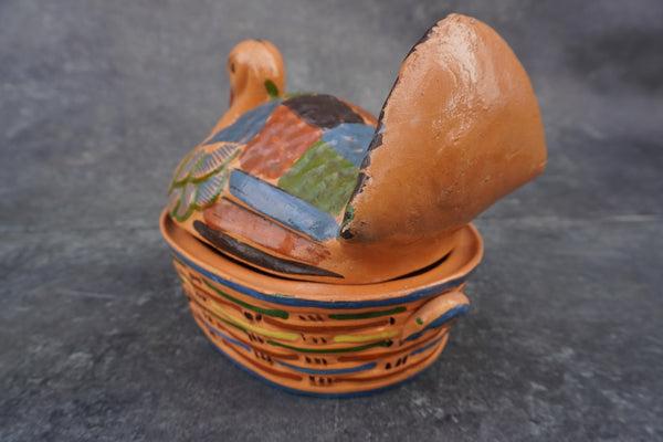 Mexican Casserole RARE Terracotta Turkey circa 1940 M2966