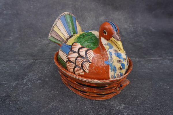 Rare Terracotta Turkey Casserole M2967