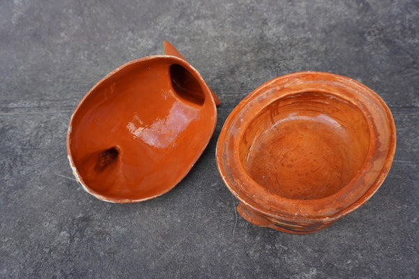 Rare Terracotta Turkey Casserole M2967