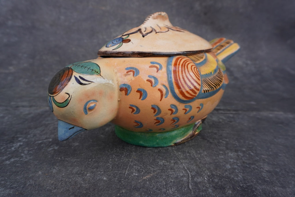 Rare Mexican Casserole Ivory Swallow M2968