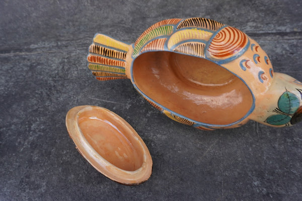 Rare Mexican Casserole Ivory Swallow M2968