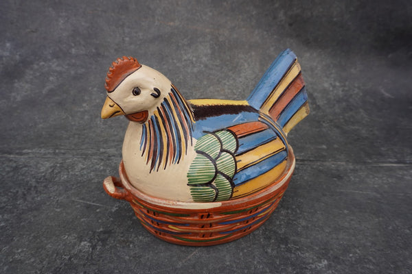 Mexican Casserole Large Ivory Chicken c 1937 M2971