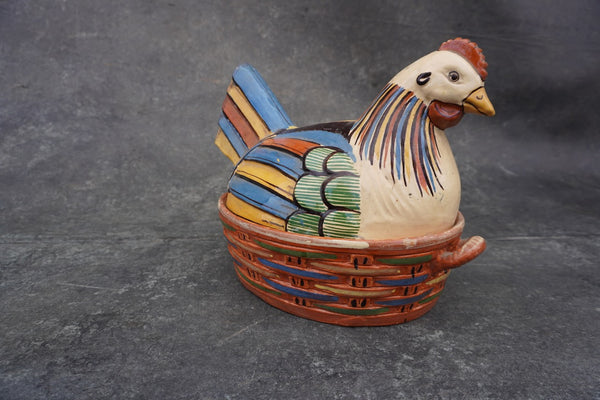Mexican Casserole Large Ivory Chicken c 1937 M2971