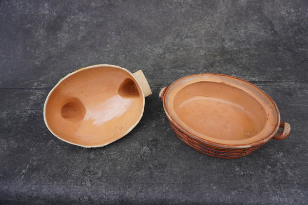 Mexican Casserole Large Ivory Chicken c 1937 M2971