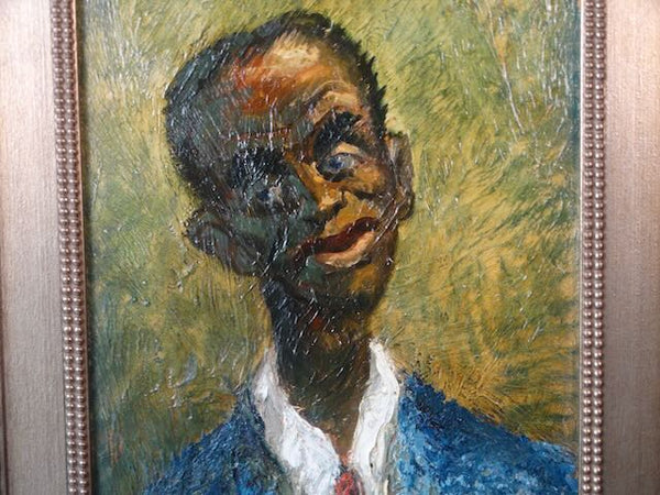 Edgar O Kiechle (1911-1960) - Portrait of a Man with a Red Tie  1945- P3076