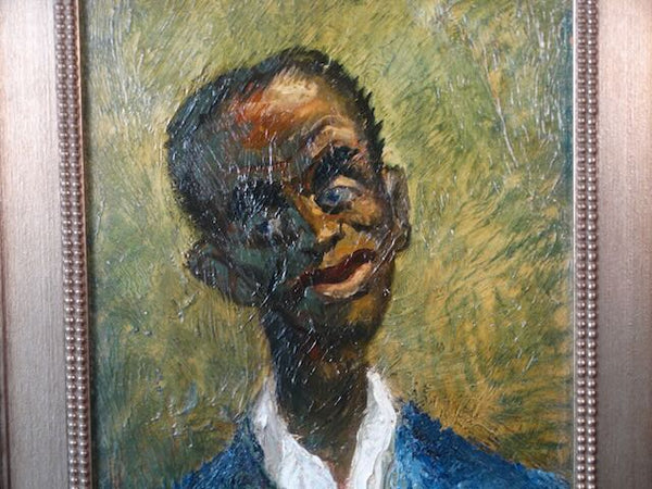 Edgar O Kiechle (1911-1960) - Portrait of a Man with a Red Tie  1945- P3076