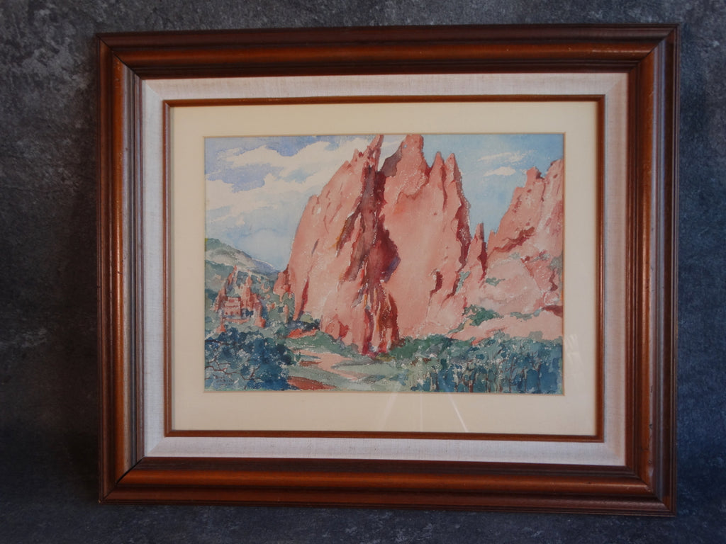 Will Graven - Garden of the Gods Landscape - Watercolor P3128