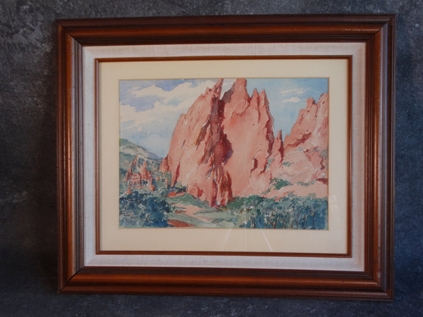 Will Graven - Garden of the Gods Landscape - Watercolor P3128