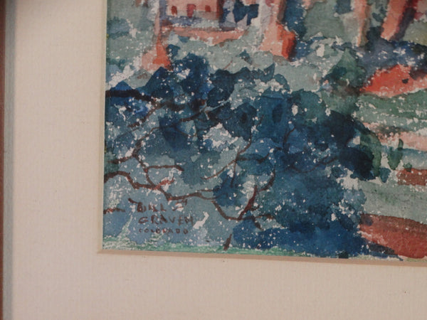 Will Graven - Garden of the Gods Landscape - Watercolor P3128