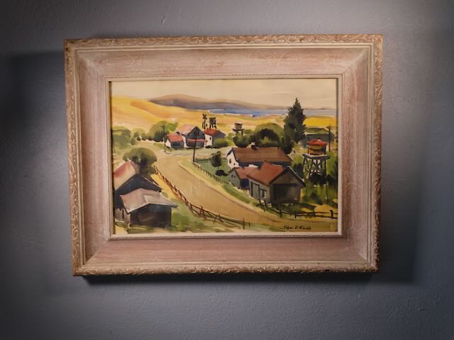 Edward O Kiechle Watercolor California Landscape P3175