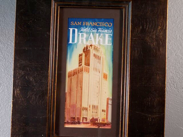 Sam Hyde Harris Original Illustration Sir Frances Drake Hotel Brochure P3178