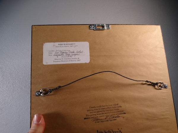 Sam Hyde Harris Original Illustration Sir Frances Drake Hotel Brochure P3178