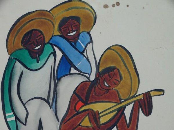 Leo Politi - The Mandolin Player - Watercolor - 1935 P3192