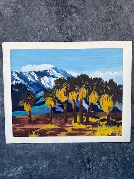 Grace Kemp - Palm Springs - Gouache on Board P3206