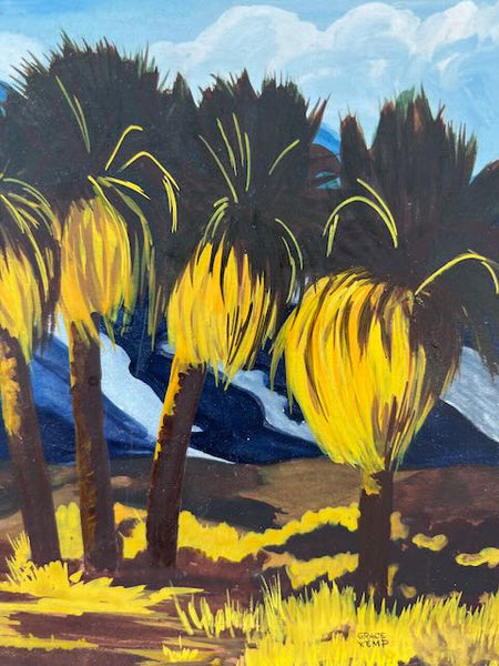 Grace Kemp - Palm Springs - Gouache on Board P3206