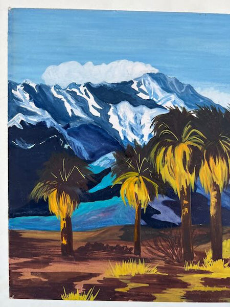 Grace Kemp - Palm Springs - Gouache on Board P3206