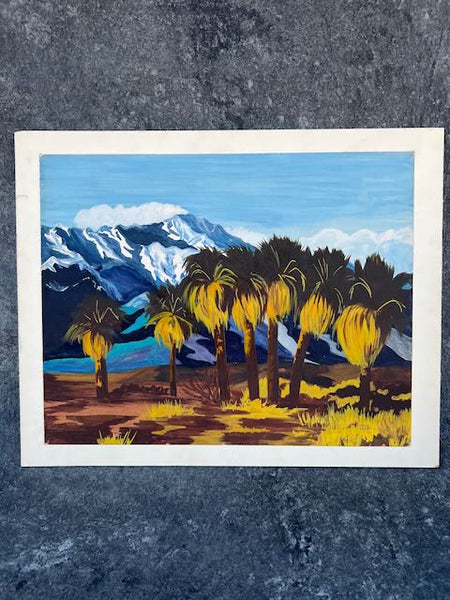 Grace Kemp - Palm Springs - Gouache on Board P3206