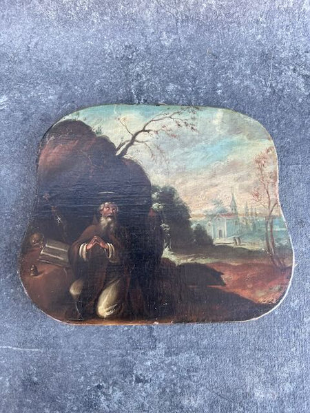 St Anthony in the Desert - Religious Oil Painting P3208