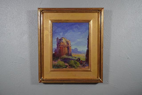 Edmund Sayer (1878-1962) - Monument Valley 1938 Oil on Board P3211