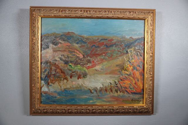 Anders Aldrin California Landscape Oil on Board P3218