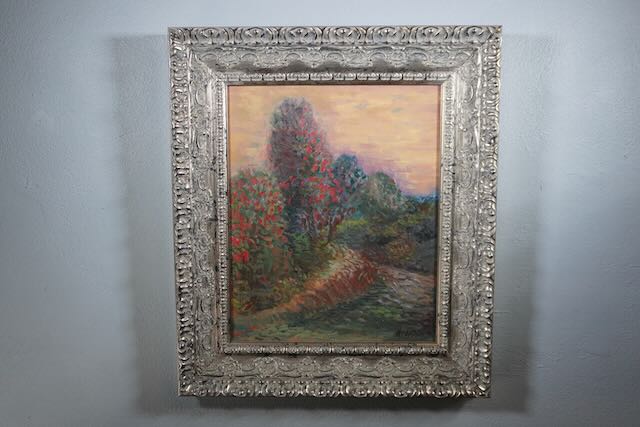 Anders Aldrin - Bend in the Road -  Oil on Board P3219