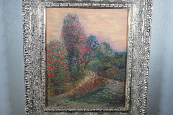 Anders Aldrin - Bend in the Road -  Oil on Board P3219