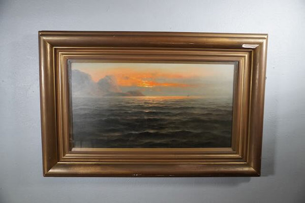Nels Hagerup - San Francisco Bay - Oil on Canvas circa 1880s P3227