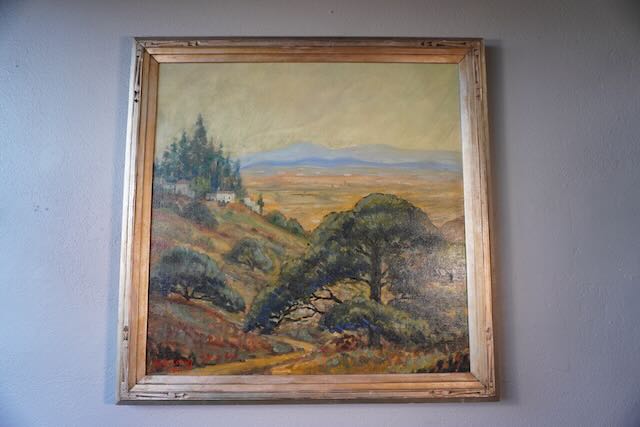 Henry Lovins - Misty Weather, San Fernando Valley - Oil on Canvas P3231