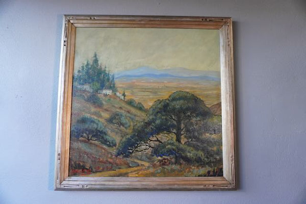 Henry Lovins - Misty Weather, San Fernando Valley - Oil on Canvas P3231