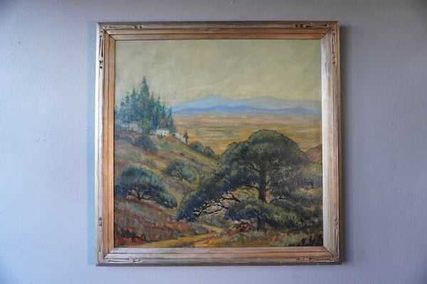 Henry Lovins - Misty Weather, San Fernando Valley - Oil on Canvas P3231