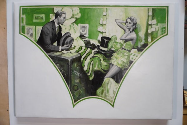 Bartow Van Voorhis Matteson (1894-1984) - Original Painting of an Illustration for Redbook 1928-29 P3251