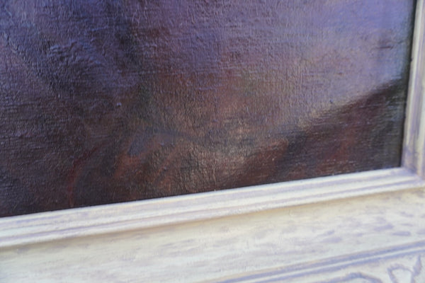 All In A Day's Work - Oil on Canvas 1920s P3252