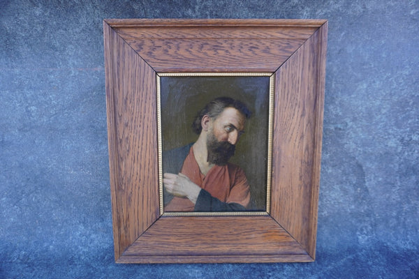 Franz Müller (1843-1929) Portrait of an Unidentified Saint but very possibly Christ P3255