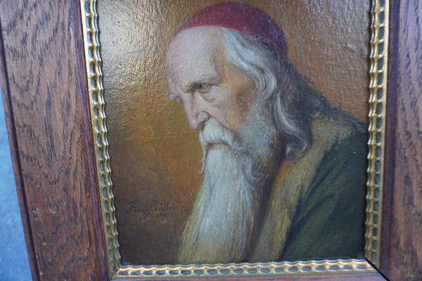 Franz Müller (1843-1929) Portrait of a Cardinal in a Red Skull Cap, perhaps St Remigius P3256