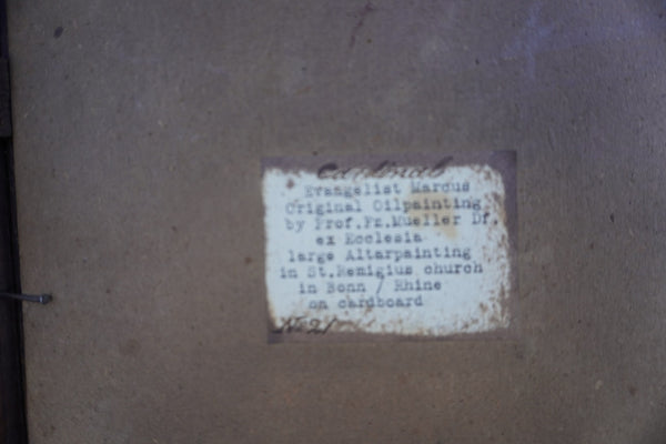 Franz Müller (1843-1929) Portrait of St Mark the Evangelist P3257