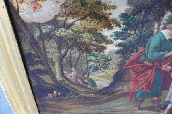 The Expulsion of Hagar and Ishmael - Allegorical Painting 17th Century Dutch Mannerist School  c 1680s P3262