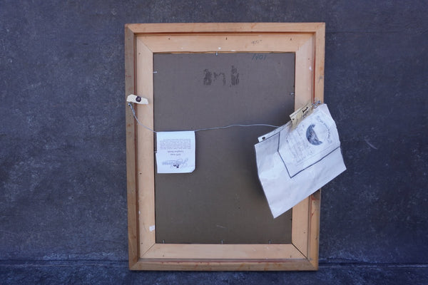 Langdon Smith (1870-1959) - The Old Conquistador - Oil on Board circa 1930s Illustration Art P3267